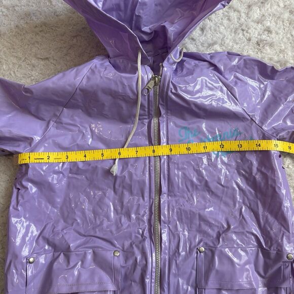Vintage California Raisins 1987 Purple 100% Vinyl Rain Coat Jacket Kids Sz 5 - Picture 12 of 13